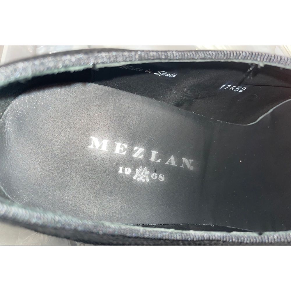 Mezlan Cap Toe Slip On Dress Loafers Men’s Black Velvet Shoes Size 10 M - Picture 9 of 14